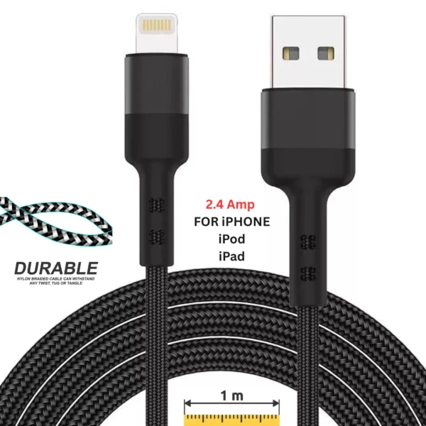 USB Fast Charger Cable Lead For iPhone