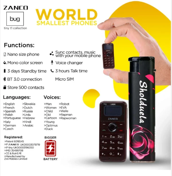 Zanco BUG Mobile Phone
