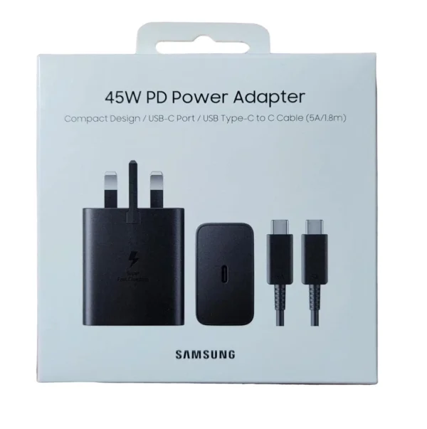 Mains Charger with 5 Amp Type C Cable