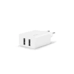 EU 2 Pin Plug Dual USB , EU Plug Adapter, Travel Charger