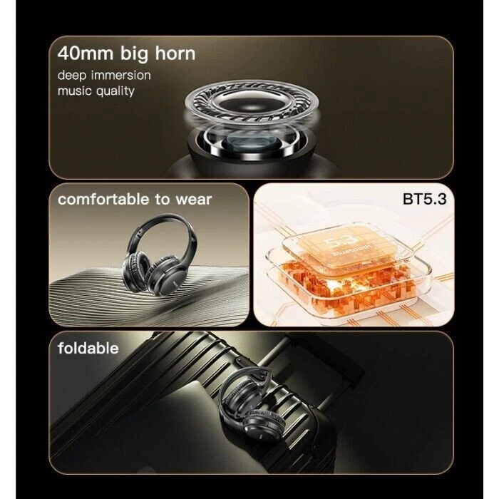 Wireless Bluetooth Headset Headphone Wireless Bluetooth Headset Headphone